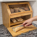 Porta-Pão Gourmet Premium com Tábua de Corte