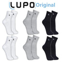 Kit 6 Pares Meias Cano Médio Algodão Confort Premium