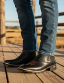 Botina Country Masculina Couro Premium