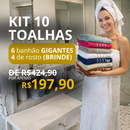 Kit Luxo Algodão Turco – 6 Banhão + 4 Rosto Exclusivo